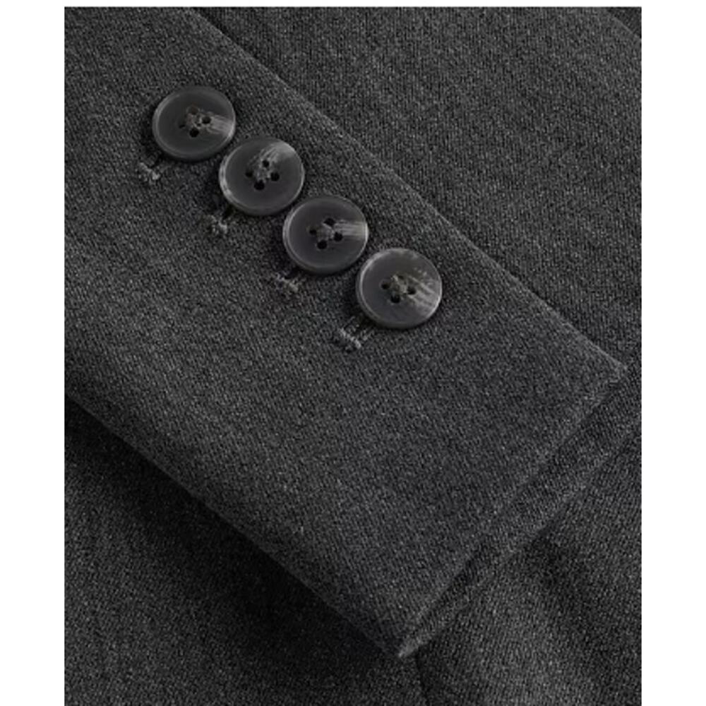 Express Editor Chic Fitted One-Button Blazer Heat… - image 14